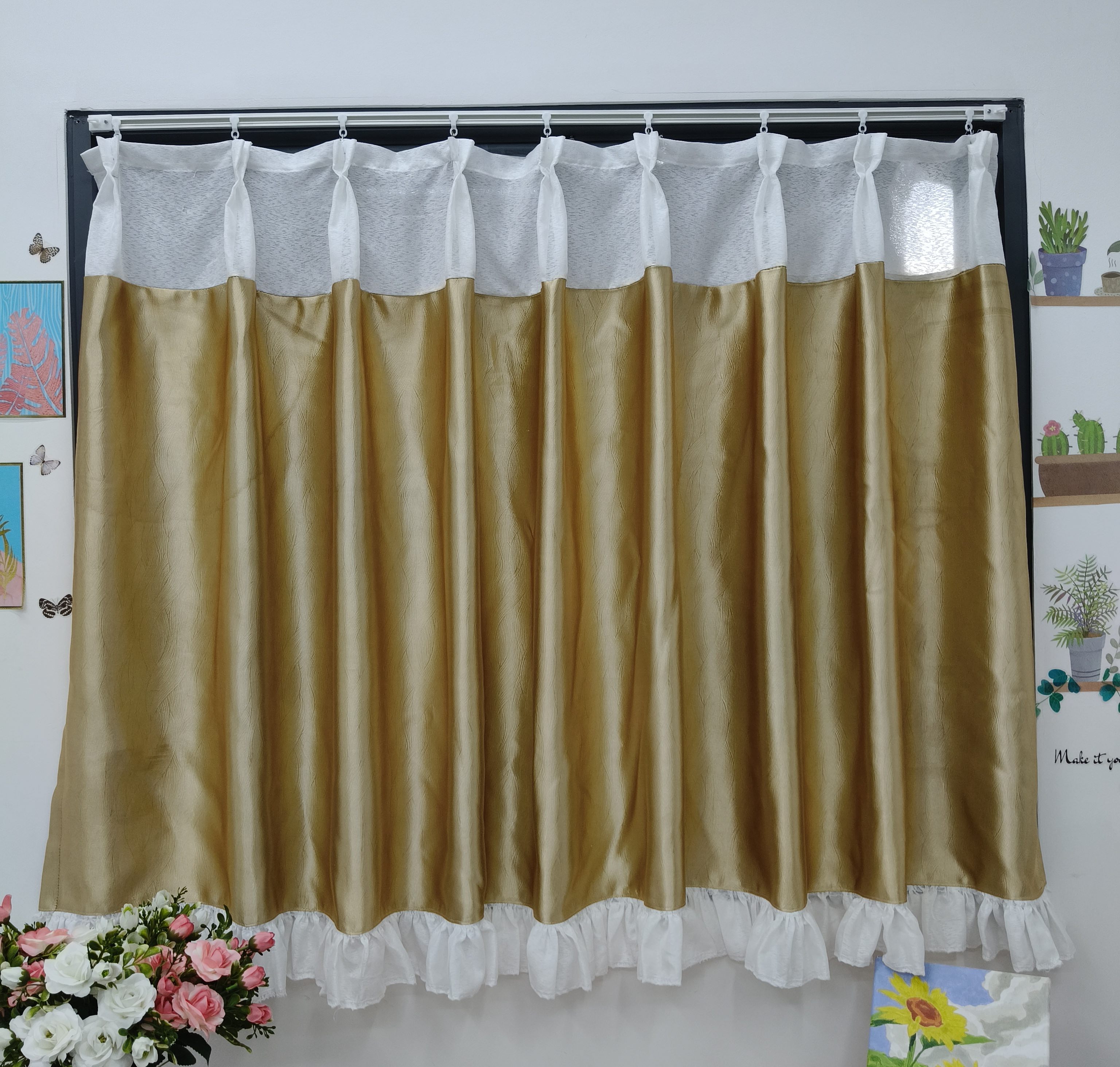 Rèm Che Nắng – May Xếp Ly, Phối Voan