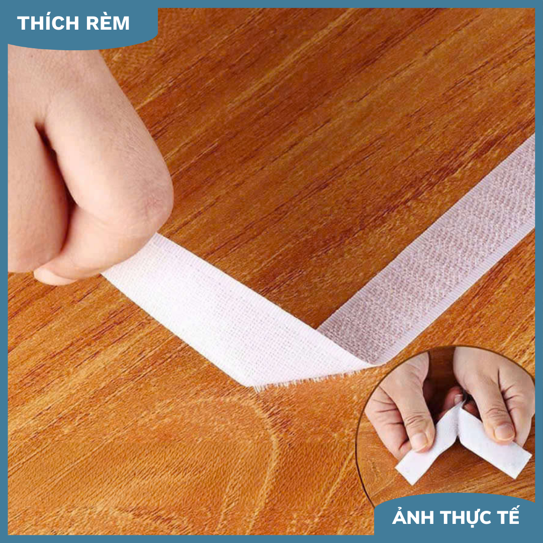 Băng gai dán rèm, Miếng dán rèm không cần khoan tường 