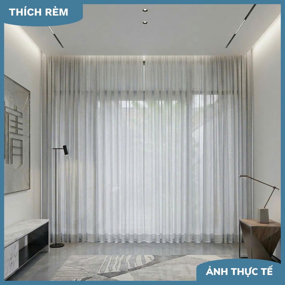 Rèm Linen Decor Hiện Đại – Rèm Vải Sang Trọng Cho Phòng Khách
