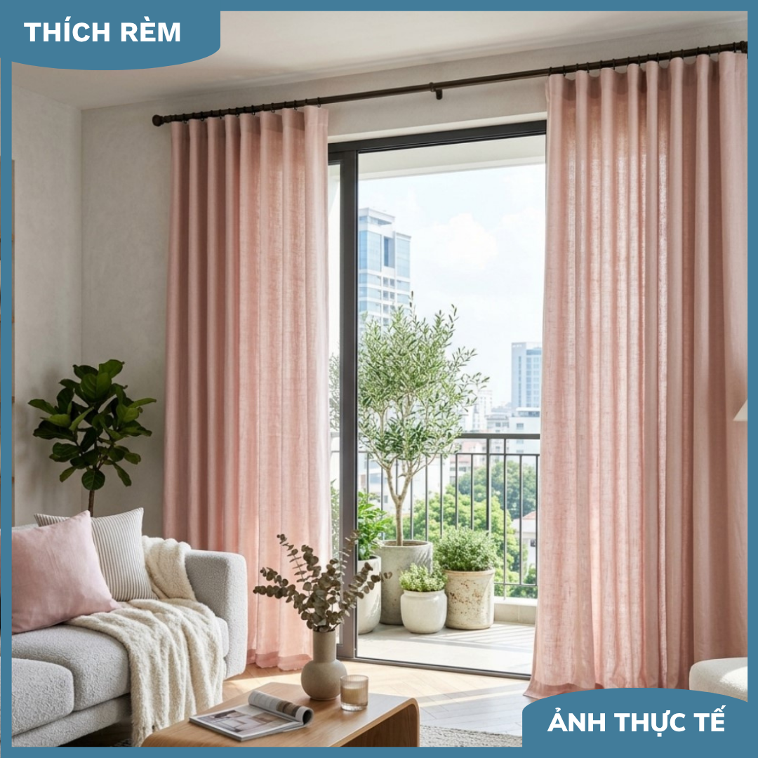 Rèm Linen Định Hình - Rèm Vải Tinh Tế Cho Mọi Nhà