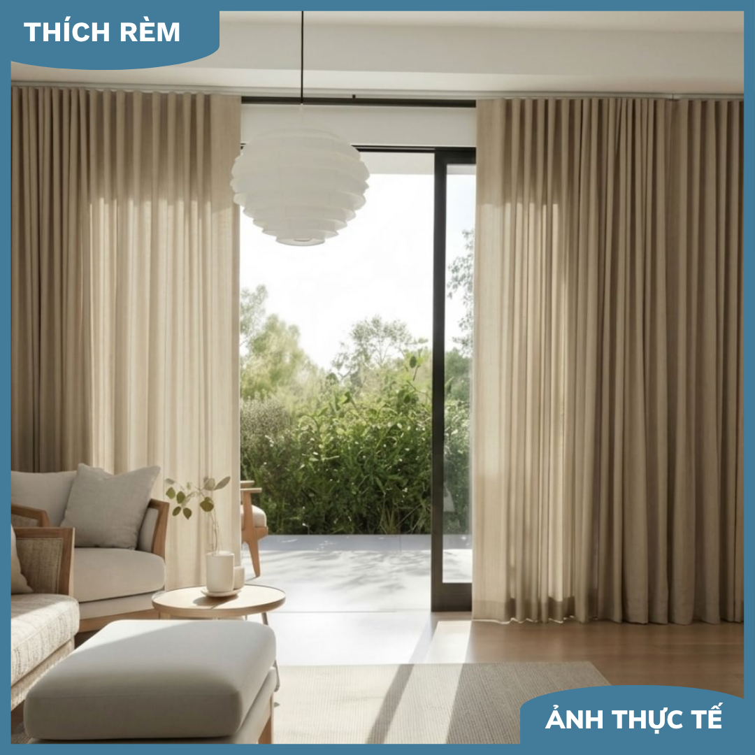 Rèm Linen Hiện Đại - Rèm Định Hình Sự Kết Hợp Hoàn Hảo