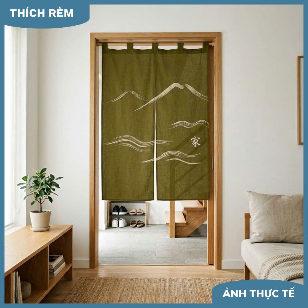 Rèm Noren Nhật Bản - Rèm Ngăn Phòng Cửa Ra Vào Tinh Tế